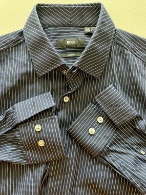 Hugo Boss - all cotton dress shirt Size 37 (14.5”neck)